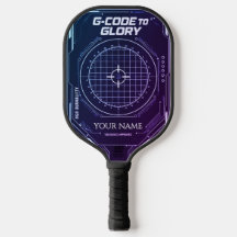 カスタム ブラッシュドスチール 精密 テック ピックルボール パドル
