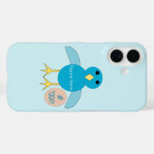 カスタム ブルー バースデー ボーイ チック Case-Mate iPhoneケース (裏面 (横))