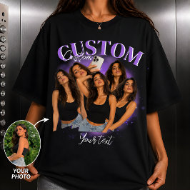 カスタム ブートレグ ラップTシャツ Y2K ビンテージ グラフィック Tシャツ