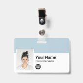 カスタム-プロフェッショナル・ビジネス・ロゴ名 バッジ (クリップ付き表面)