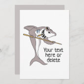 カスタム プールシャーク テキスト (正面/裏面)