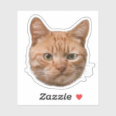 カスタム ペット ステッカー 犬 猫 写真 デカール (シート)