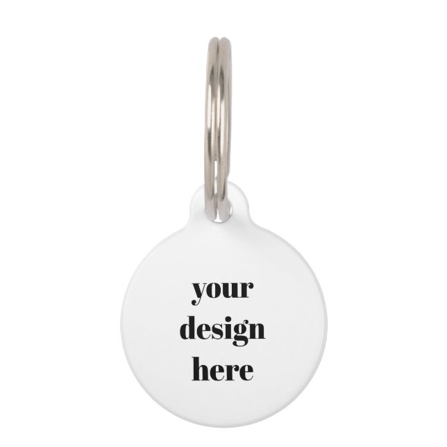 カスタム ペット　ネームタグ (正面)