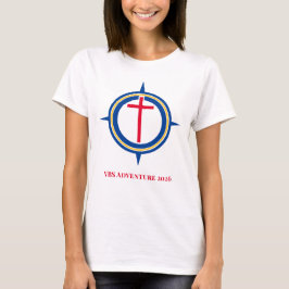 カスタム ホーリー コンパス キリスト教 十字架 VBS 2026 Tシャツ