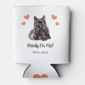 カスタム ボンベイ 猫 ペット 結婚式 缶クーラー (正面)