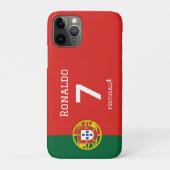 カスタム ポルトガル サッカー フラグ ケース - パーソナライズド Case-Mate iPhoneケース (裏)
