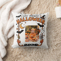 カスタム マイ ファースト ハロウィン 2026 ベビー 写真 名前 Tシャツ