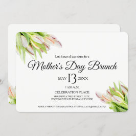 カスタム、マザーズデイブランチ招待状 招待状