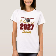 カスタム マロン ゴールド クラスオブ2027 シニア女性用