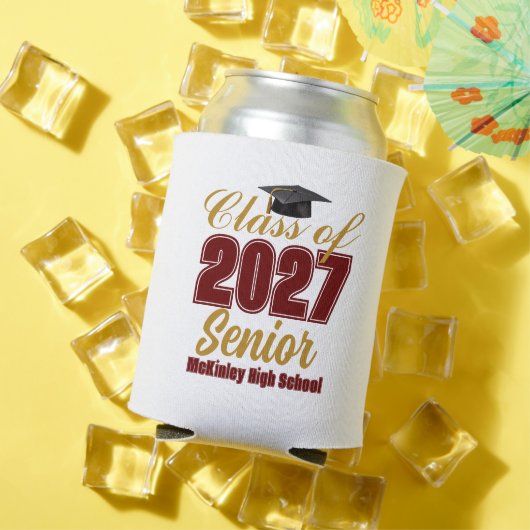 カスタム マロン ゴールド クラスオブ2027 シニア 缶クーラー (インサイチュ 夏)