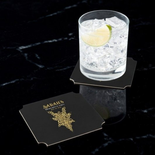 カスタム ミスティック ゴールド ブライズゲット ペーパーコースター