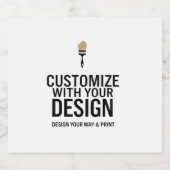 カスタム ミニマル おしゃれな企業ロゴ入り ビールラベル (シングルラベル)