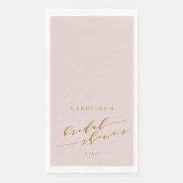 カスタム ミニマル エレガント ピンク ブライダル シャワー