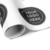 カスタム ミニマル, シンプル & モダン ラッピングペーパー (ロールコーナー)