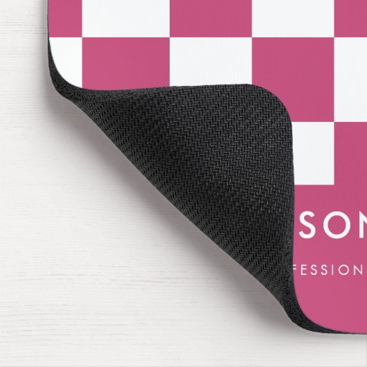 カスタム ミニマル モダン スクエア マウスパッド (コーナー)