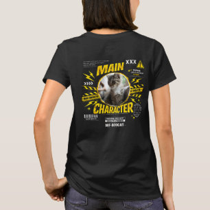 カスタム メインキャラクター 猫好き 楽しい Tシャツ