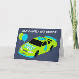 カスタム メッセージ ボーイズ 4歳の誕生日 カード