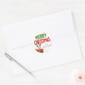 カスタム メリークリスマス 封筒 ステッカー シール (封筒)