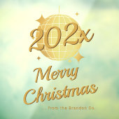 カスタム メリークリスマス 2026 窓デカール ウィンドウサイン (シート3)