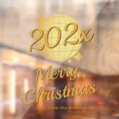 カスタム メリークリスマス 2026 窓デカール ウィンドウサイン (シート2)