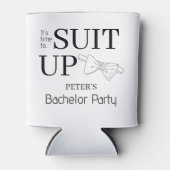 カスタム メンズ バチェラーパーティーの時間 缶クーラー (正面)