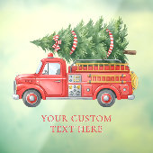 カスタム モダン消防士 クリスマス 消防車 ウィンドウサイン (シート3)