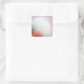 カスタム モダン カラフル アブストラクト ブランク テンプレート スクエアシール (バッグ)