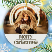 カスタム モダン クリスマス ホリデー 写真