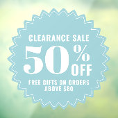 カスタム モダン ビジネス ストア セール 取引とオファー ウィンドウサイン (シート3)