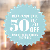 カスタム モダン ビジネス ストア セール 取引とオファー ウィンドウサイン (シート2)