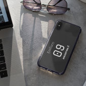 カスタム モノクロ アルゼンチン代表チーム iPhoneケース