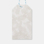 カスタム ユニコーン 可愛い ピンク バースデーパーティ ギフトタグ (裏面)