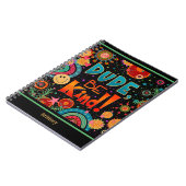 カスタム ユニーク おもしろ かわいい 優しい デュード ビー カインド ハッピー ノートブック (左側)