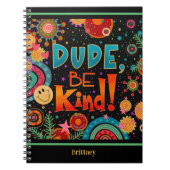 カスタム ユニーク おもしろ かわいい 優しい 幸せ ノートブック (正面)