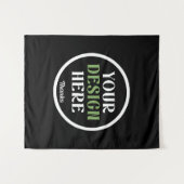 カスタム ユニーク シンプル & ミニマルなハーシーのキス タペストリー (正面(横))