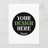 カスタム ユニーク シンプル Hershey's キス インビテーションポストカード (正面)