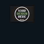 カスタム ユニーク シンプル Hershey's キス キャンバスプリント<br><div class="desc">このデザインは誰でも利用できます。ロゴ、画像、テキスト、色を自由にカスタマイズしてください。どうもありがとうございます。</div>