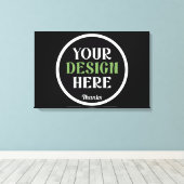 カスタム ユニーク シンプル Hershey's キス キャンバスプリント (インサイチュ (ウッドフロア))