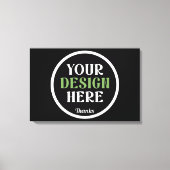 カスタム ユニーク シンプル Hershey's キス キャンバスプリント (正面)