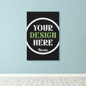 カスタム ユニーク シンプル Hershey's キス キャンバスプリント (インサイチュ (ウッドフロア))