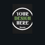 カスタム ユニーク シンプル Hershey's キス キャンバスプリント<br><div class="desc">このデザインは誰でも利用できます。ロゴ、画像、テキスト、色を自由にカスタマイズしてください。どうもありがとうございます。</div>