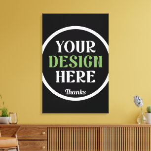 カスタム ユニーク シンプル Hershey's キス キャンバスプリント