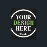 カスタム ユニーク シンプル Hershey's キス キャンバスプリント<br><div class="desc">このデザインは誰でも利用できます。ロゴ、画像、テキスト、色を自由にカスタマイズしてください。どうもありがとうございます。</div>