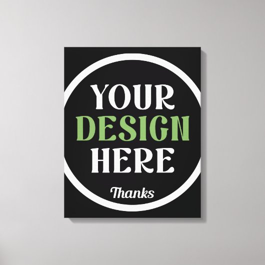 カスタム ユニーク シンプル Hershey's キス キャンバスプリント (正面)