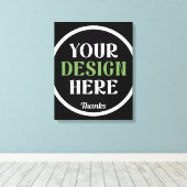 カスタム ユニーク シンプル Hershey's キス キャンバスプリント (インサイチュ (ウッドフロア))