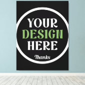 カスタム ユニーク シンプル Hershey's キス キャンバスプリント (インサイチュ (ウッドフロア))