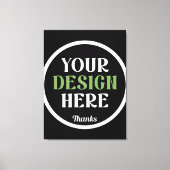 カスタム ユニーク シンプル Hershey's キス キャンバスプリント (正面)