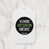 カスタム ユニーク シンプル Hershey's キス ギフトタグ (裏面)