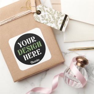 カスタム ユニーク シンプル Hershey's キス スクエアシール