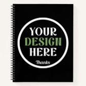 カスタム ユニーク シンプル Hershey's キス ノートブック (正面)